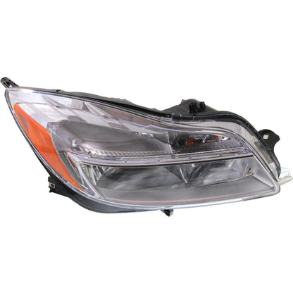 Driver and Passenger Side Headlight For Buick Regal 2011-2013 Halogen with Bulbs