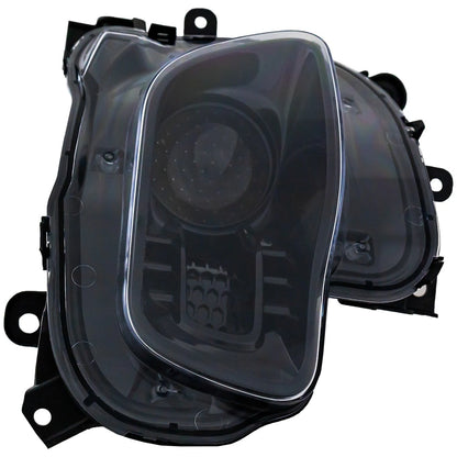 Driver Side Headlight For Jeep Cherokee 2014-2018 Halogen with Bulb(s) Black