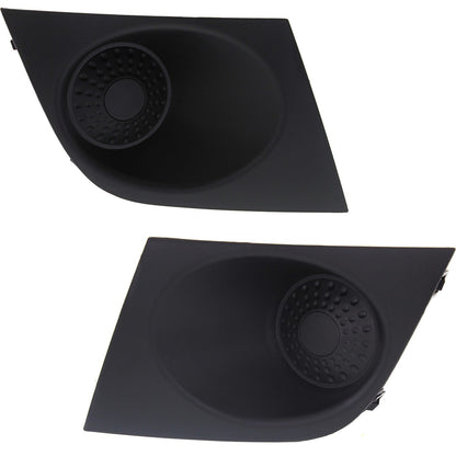 Front Fog Light Cover Set For 2007-2012 Nissan Versa NI1039111 NI1038111