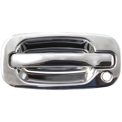 Chrome Outer Outside Exterior Door Handle Pair Set for Chevy Silverado GMC Truck