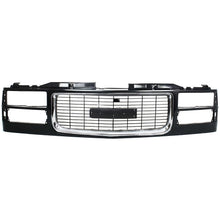Grille Assy Black with Chrome Center For 94-98 GMC C1500 94-00 K1500 K2500 Yukon
