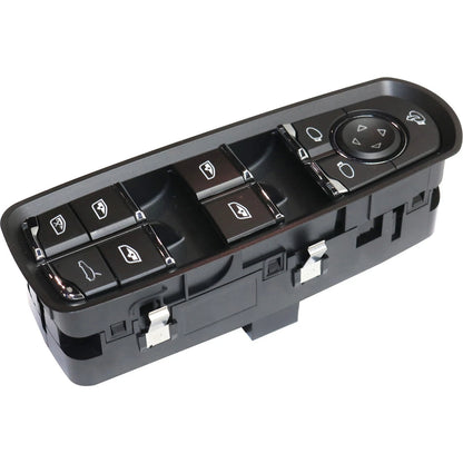 Window Switch For 11-14 Porsche Cayenne Panamera Macan Front Driver Side Black