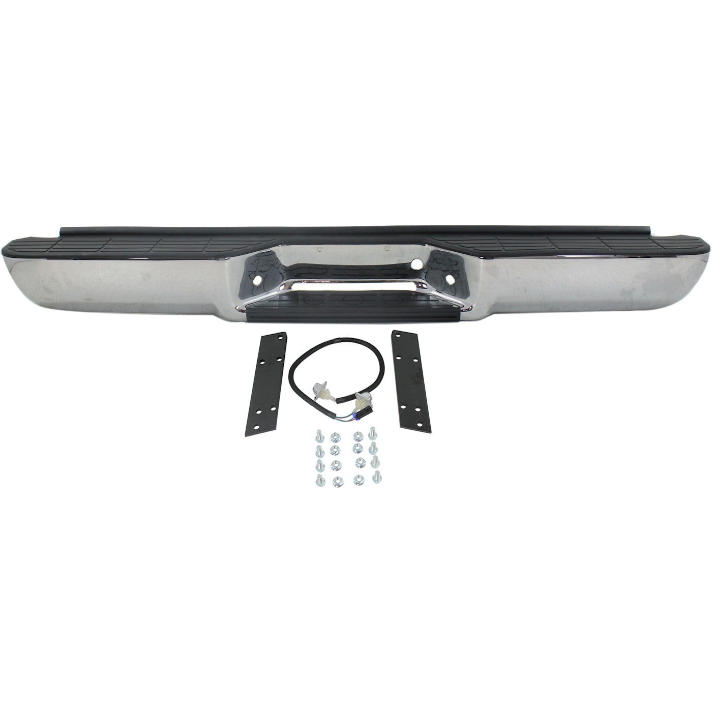 Step Bumper For Chevrolet C1500 1988-1999 Rear C/K Fleetside Bright