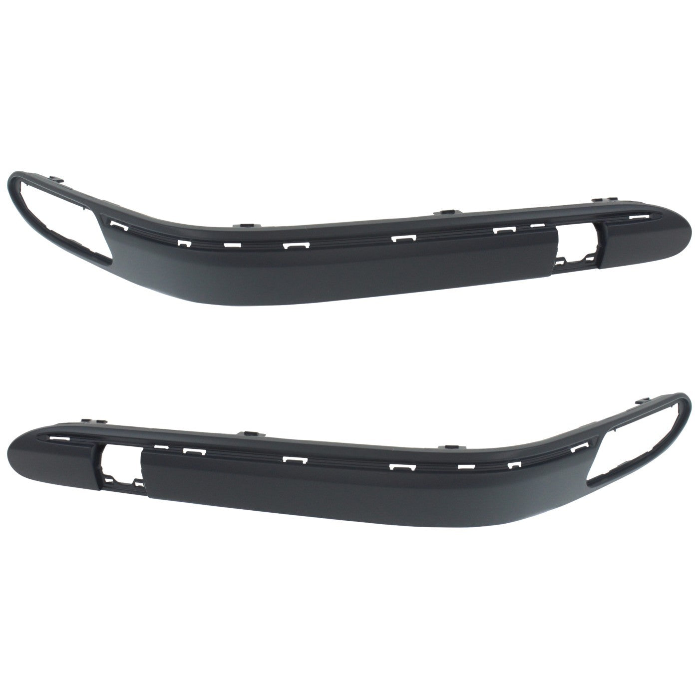 Bumper Trim Set For 2003-2007 Mercedes Benz C230 Front Driver and Passenger Side