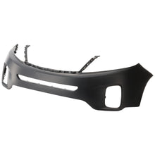 Front Upper Bumper Cover For 2014-2015 Kia Sorento w/ fog lamp holes Primed