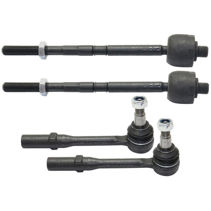 Tie Rod End For 2007-2013 Mercedes Benz S550 Front LH and RH Inner and Outer