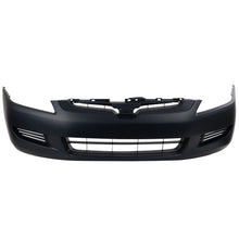 Front Bumper Cover For 2003-2005 Honda Accord Coupe Primed With Emblem Provision