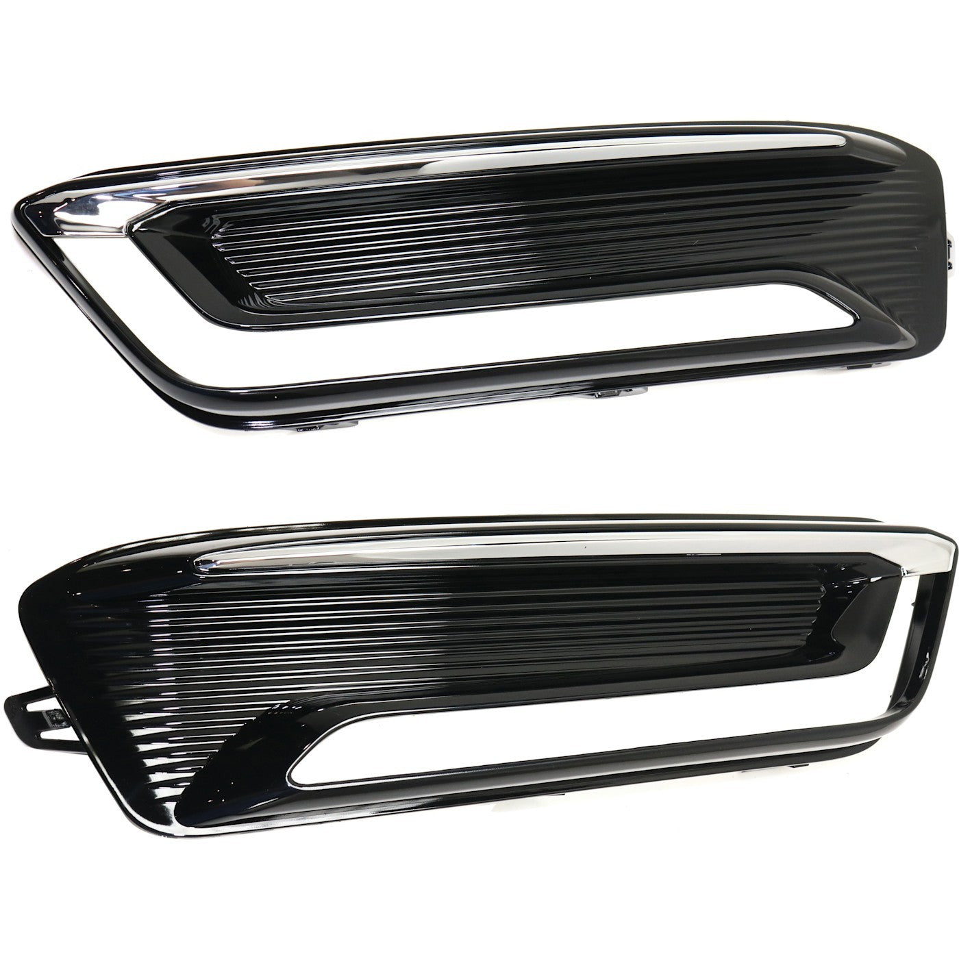 Fog Light Cover Set For 2014-2020 Chevrolet Impala Front Left and Right Black