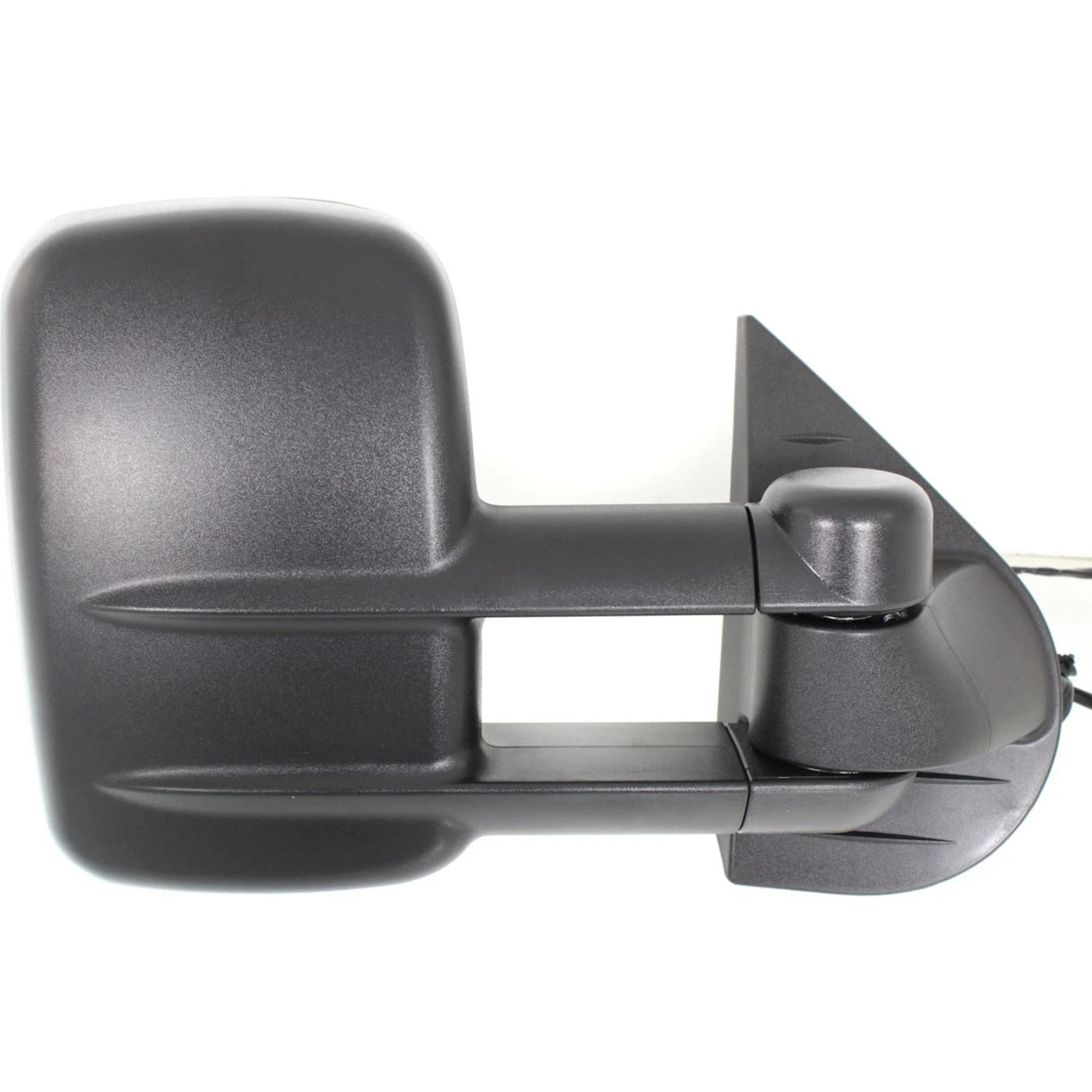 Tow Towing Mirror Power Heated Textured Black Pair Set of 2 For GM Pickup SUV