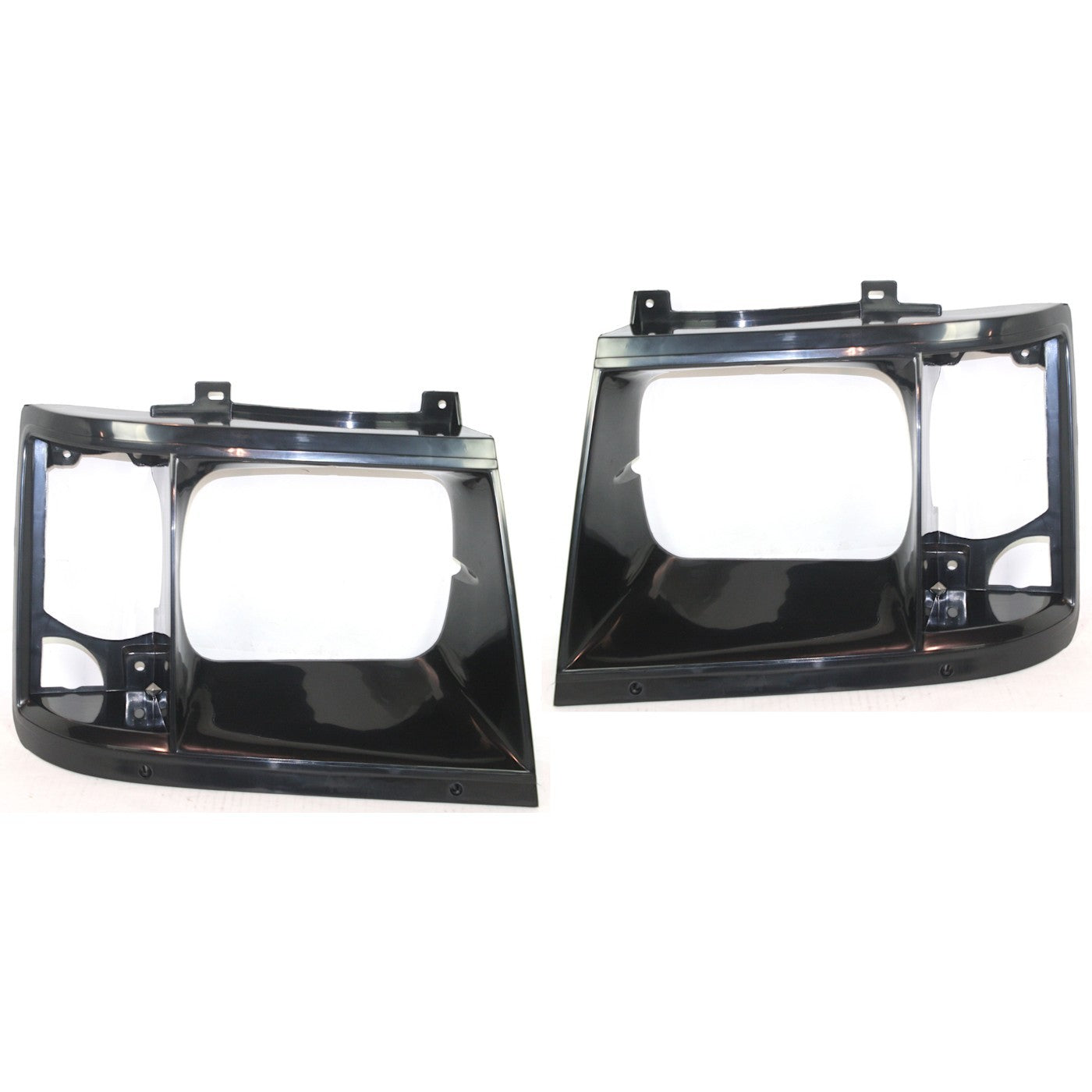 Headlight Door Set For 85-94 Chevy Astro Sealed beam Black 14066044 14066043