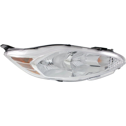 LH & RH Headlights For Ford Fiesta 2011-2013 Halogen w/ Bulbs CAPA S SE SEL SES