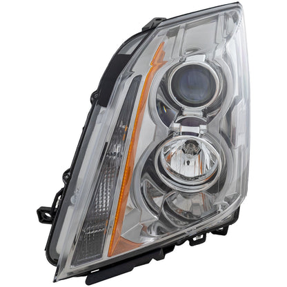 Driver Side Headlight For Cadillac CTS 2008-2015 Halogen with Bulb(s)