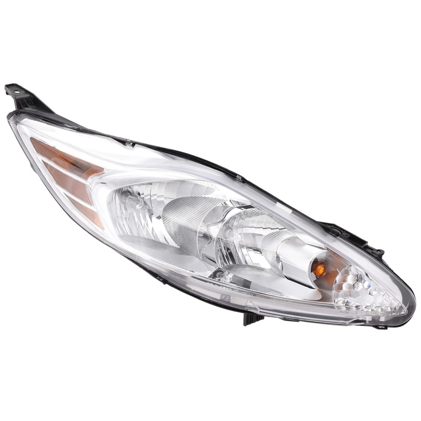 LH & RH Headlights For Ford Fiesta 2011-2013 Halogen w/ Bulbs CAPA S SE SEL SES