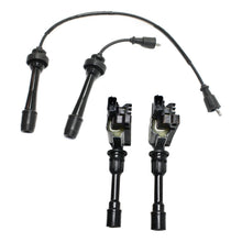 Ignition Coil and Spark Plug Wire Kit For 2001-03 Mazda Protege 2002-03 Protege5