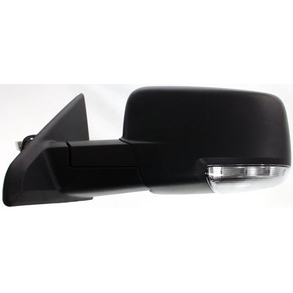 Mirror For 2011-2012 Ram 1500 With Signal Light Textured Black Front Driver Side