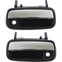 Exterior Door Handle For 1989-1995 Toyota Pickup Front Extended Cab Black Chrome