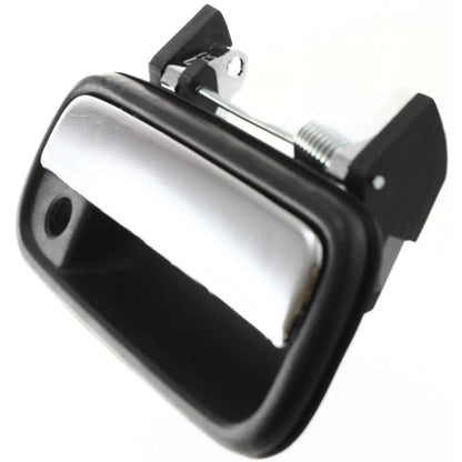 Exterior Door Handle For 1989-1995 Toyota Pickup Front Extended Cab Black Chrome