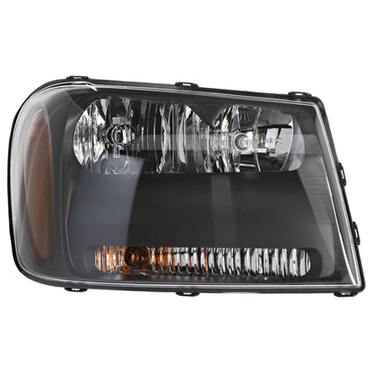 Headlight Set For 06-09 Chevrolet Trailblazer Halogen w/ Bulbs 25970908 25970909