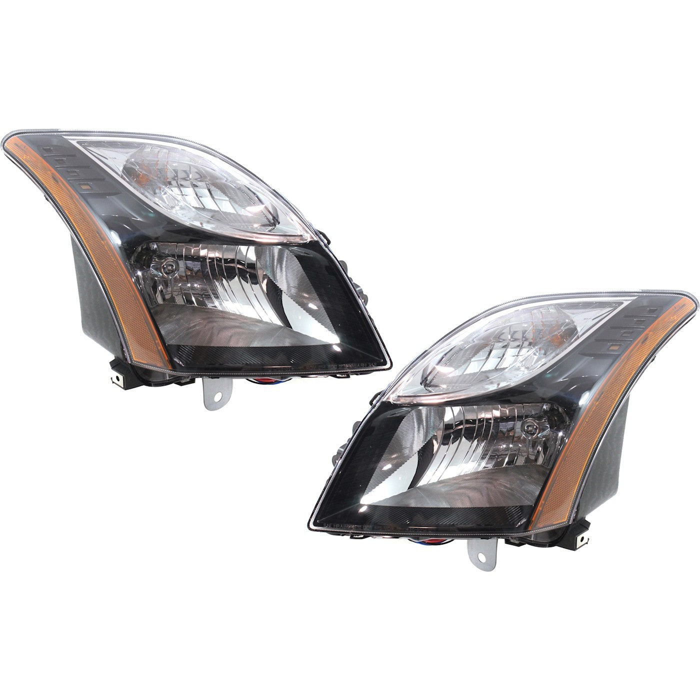 Headlight Assembly Set For 2010-2012 Nissan Sentra Left Right Sedan With Bulb