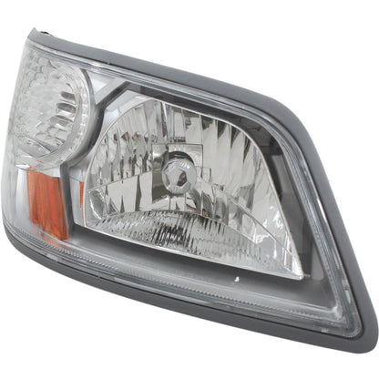 Driver and Passenger Side Headlights For Hino 145 2006-2010 Halogen