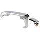 Exterior Door Handle For 2006-2010 Hyundai Sonata Front Passenger Chrome Plastic