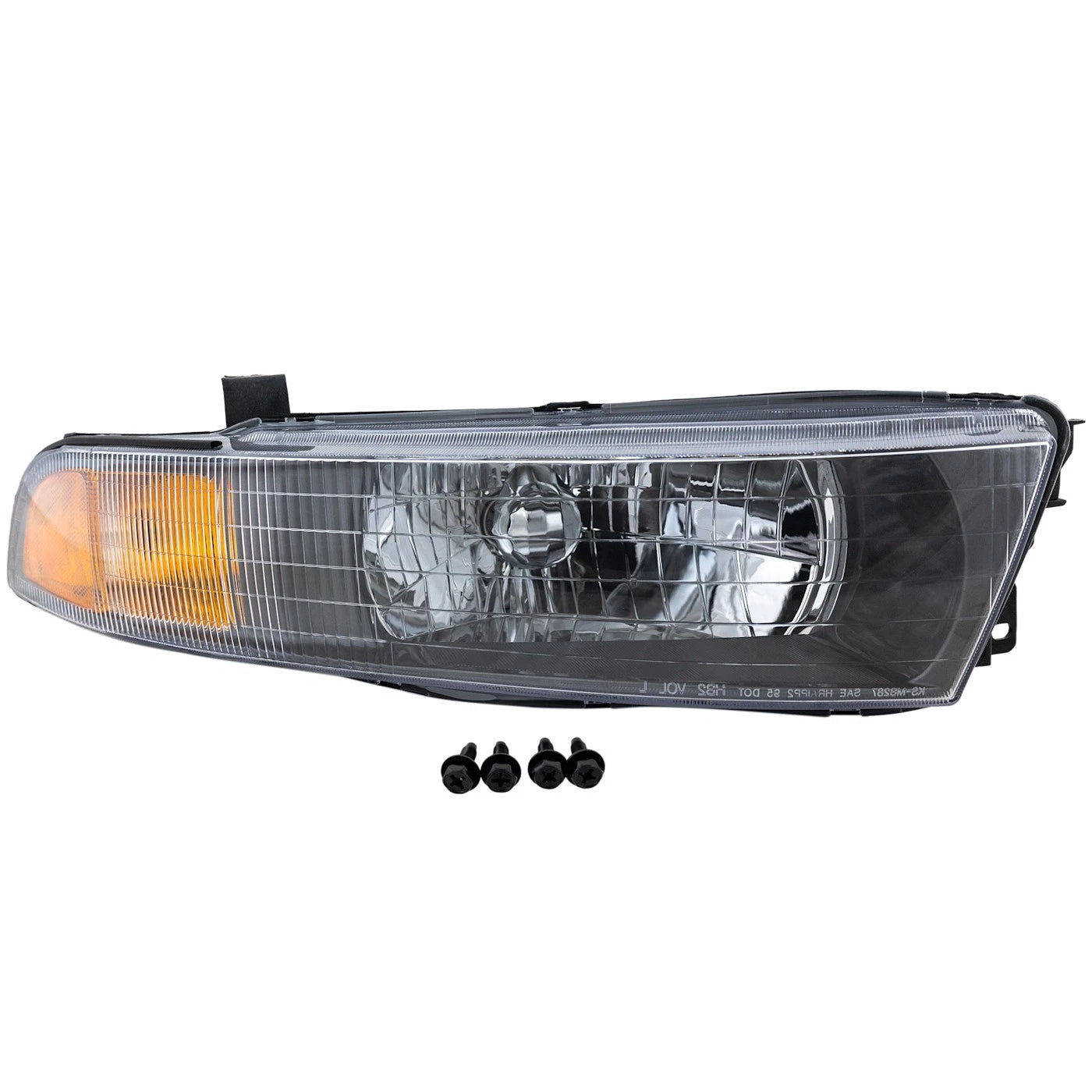 Headlight Set For 2002-2003 Mitsubishi Galant Left and Right With Bulb 2Pc