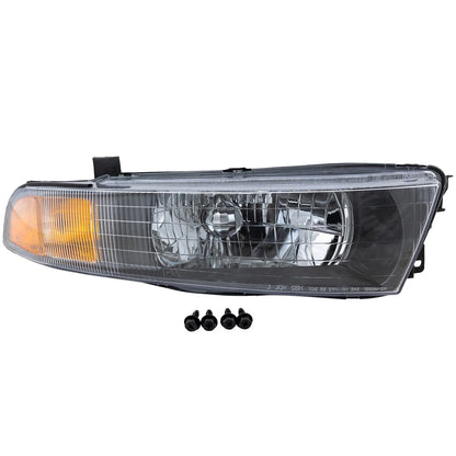 Headlight Set For 2002-2003 Mitsubishi Galant Left and Right With Bulb 2Pc
