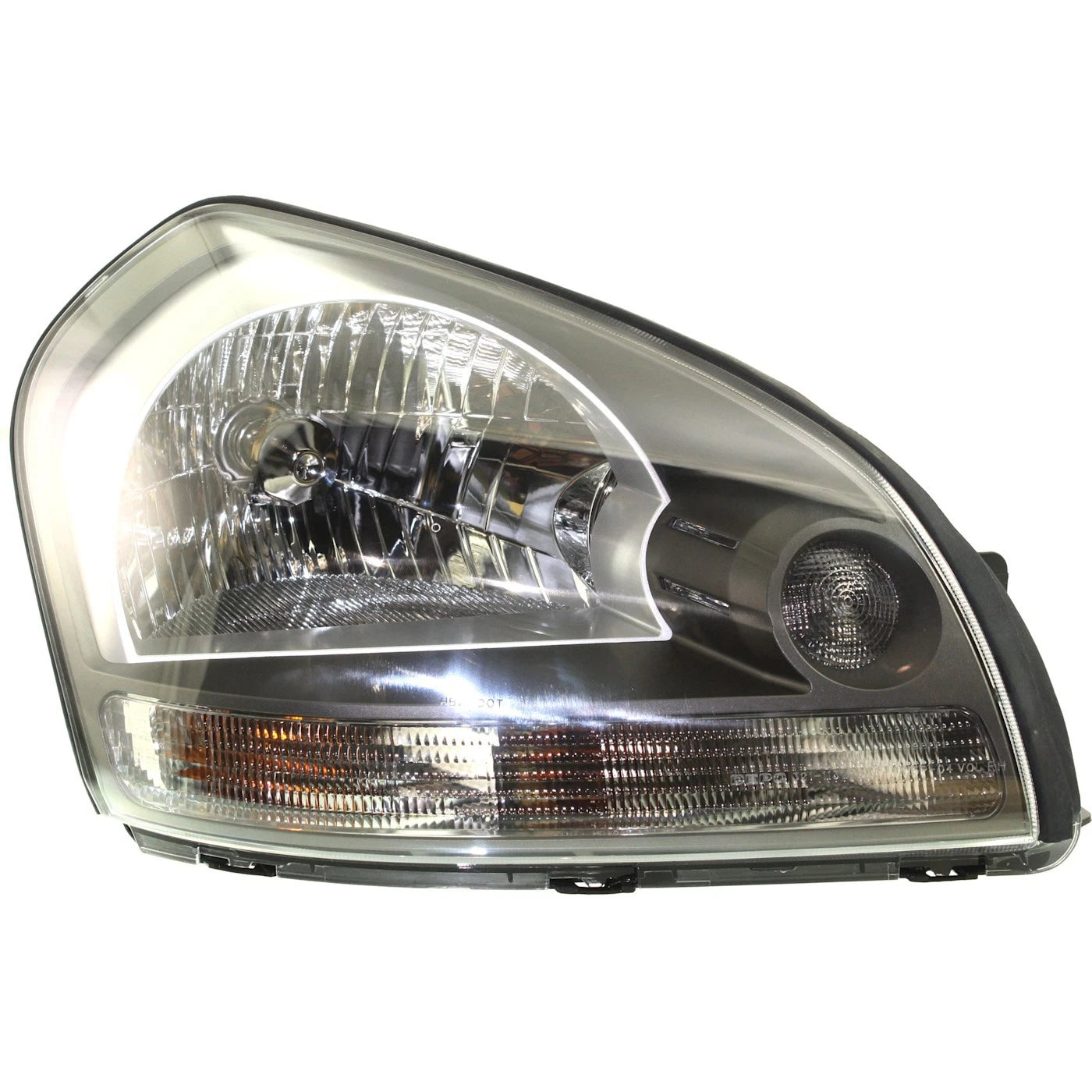 Left and Right Headlights For Hyundai Tucson 2005-2009 Halogen w/ Bulbs w/ Clear