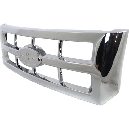 Grille For 2008-2012 Ford Escape Chrome Plastic CAPA