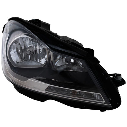Headlight Set For 2012-2015 Mercedes Benz C250 C350 C63 AMG Left and Right CAPA