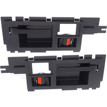 Black Inside Interior Door Handle Pair Front Set for 86-90 Pickup Truck S10 S-15