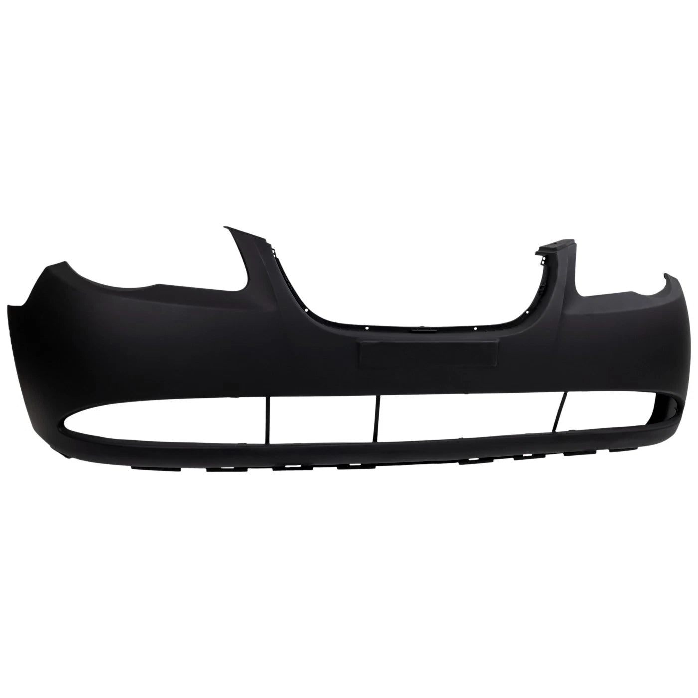 Front Bumper Cover For 2007-2010 Hyundai Elantra Sedan With Fog Lamp Holes