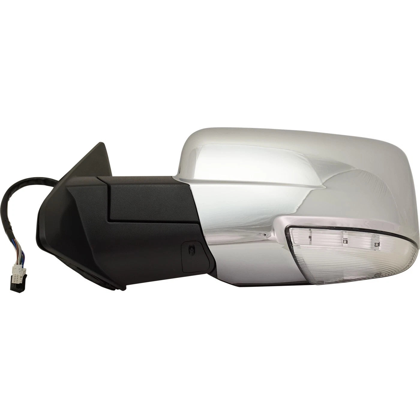Power Mirror For 2014-2018 Ram 1500 Left Power Folding Chrome with Signal Light