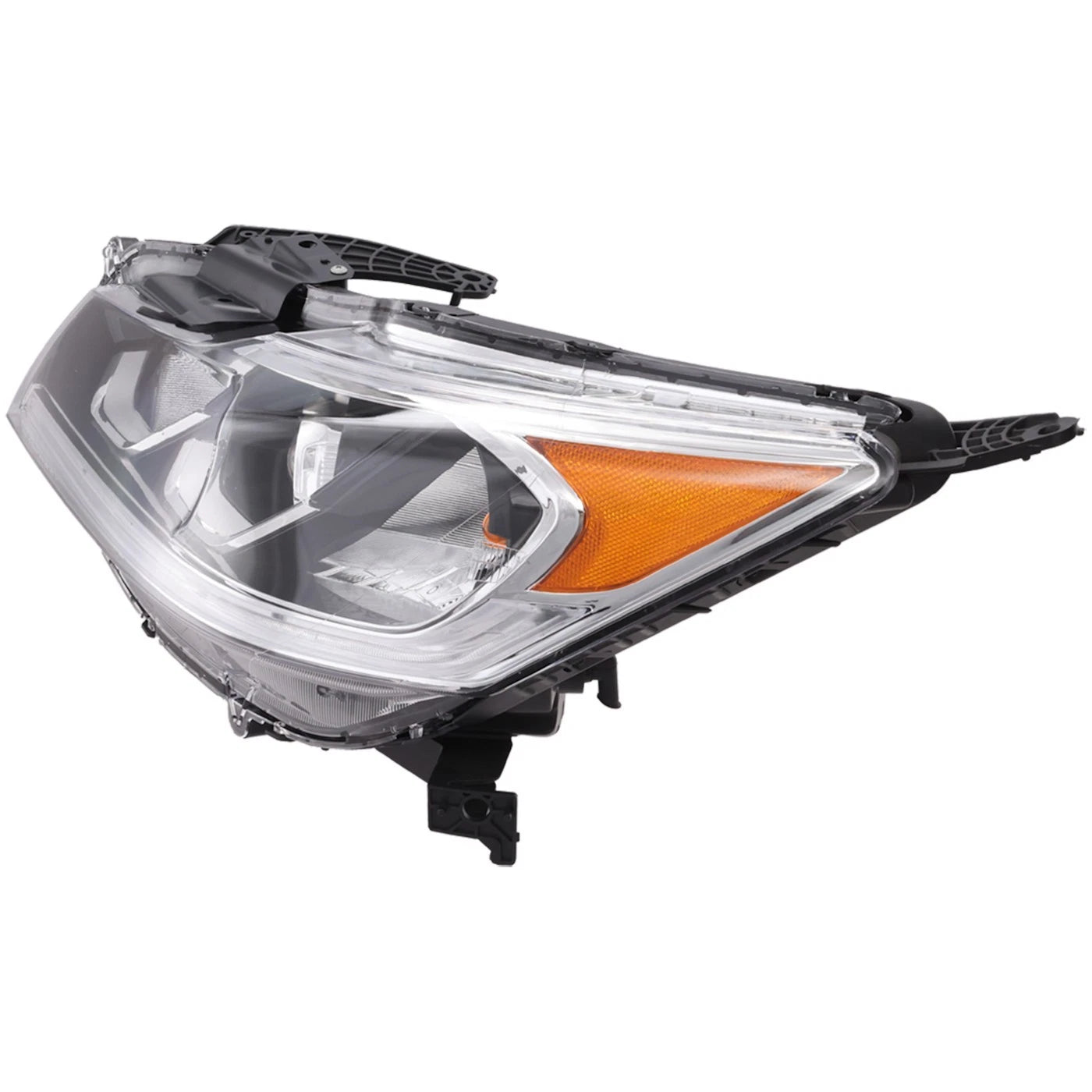 Driver Side Headlight For Honda Accord 2016-2017 EX EX-L Sedan Halogen LED DRL