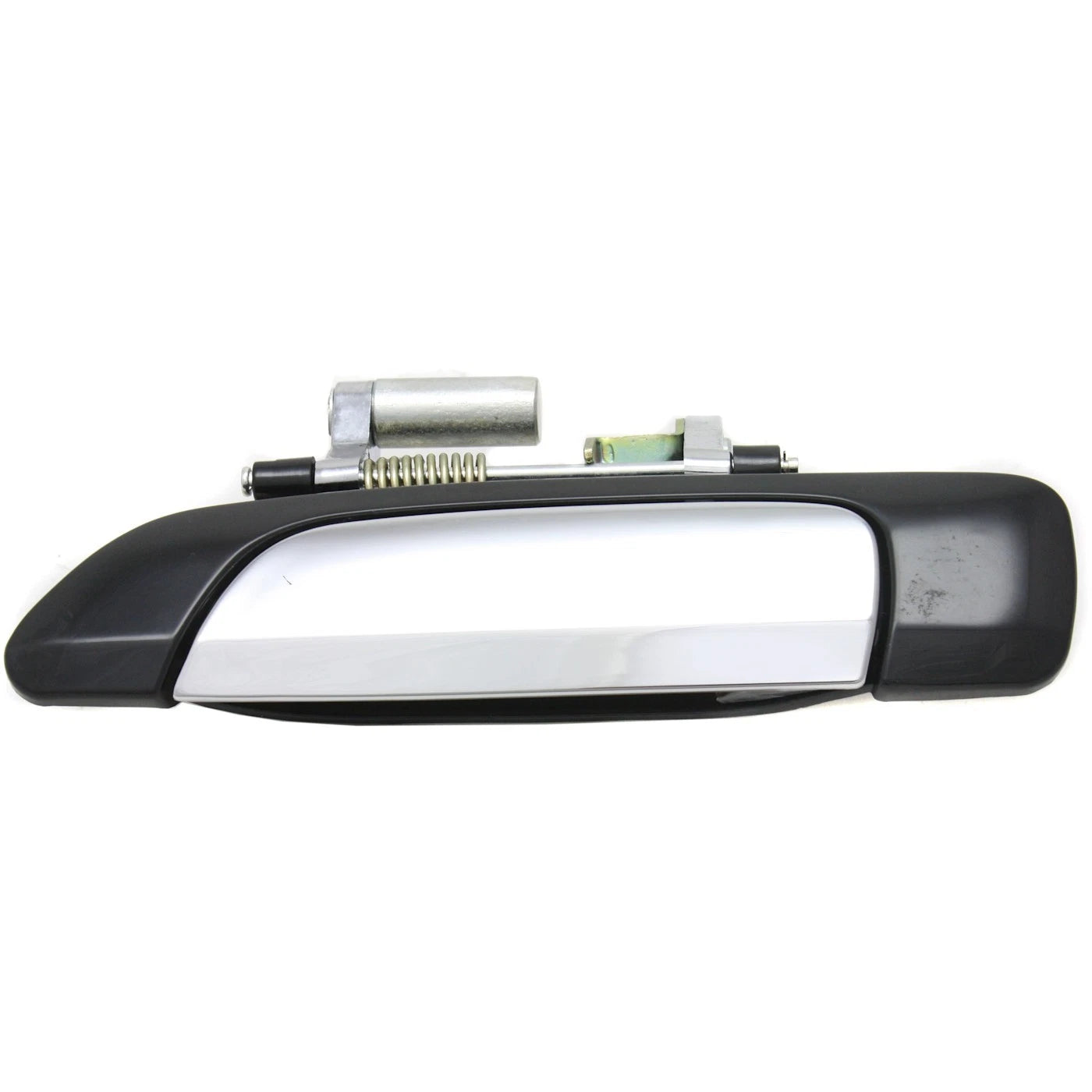 Door Handle Set For 2001-2005 Honda Civic Chrome Lever Black Housing Outer 4Pc
