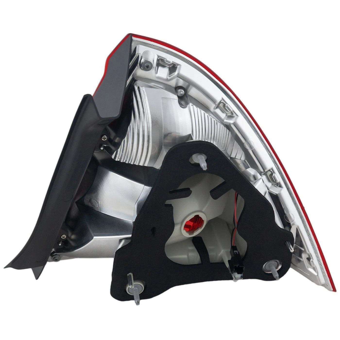 Tail Light Assembly For 2010-2012 Ford Fusion Driver Side Clear and Red Lens