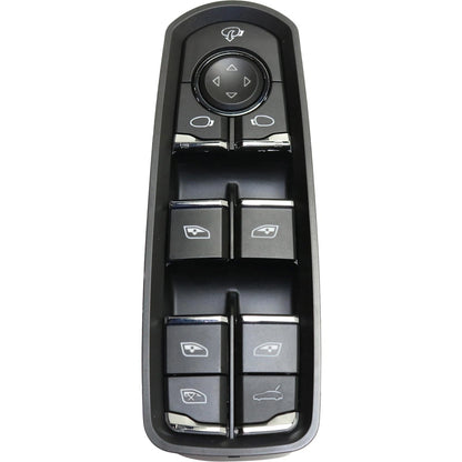 Window Switch For 11-14 Porsche Cayenne Panamera Macan Front Driver Side Black