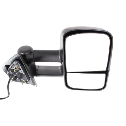 Tow Towing Mirror Power Heated Textured Black Pair Set of 2 For GM Pickup SUV