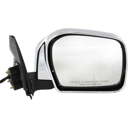 Power Mirror Set For 2001-2004 Toyota Tacoma Manual Folding Chrome
