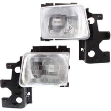 Halogen Headlight Set For 1995-1997 Dodge B2500 Left & Right w/ Bulb(s) Pair