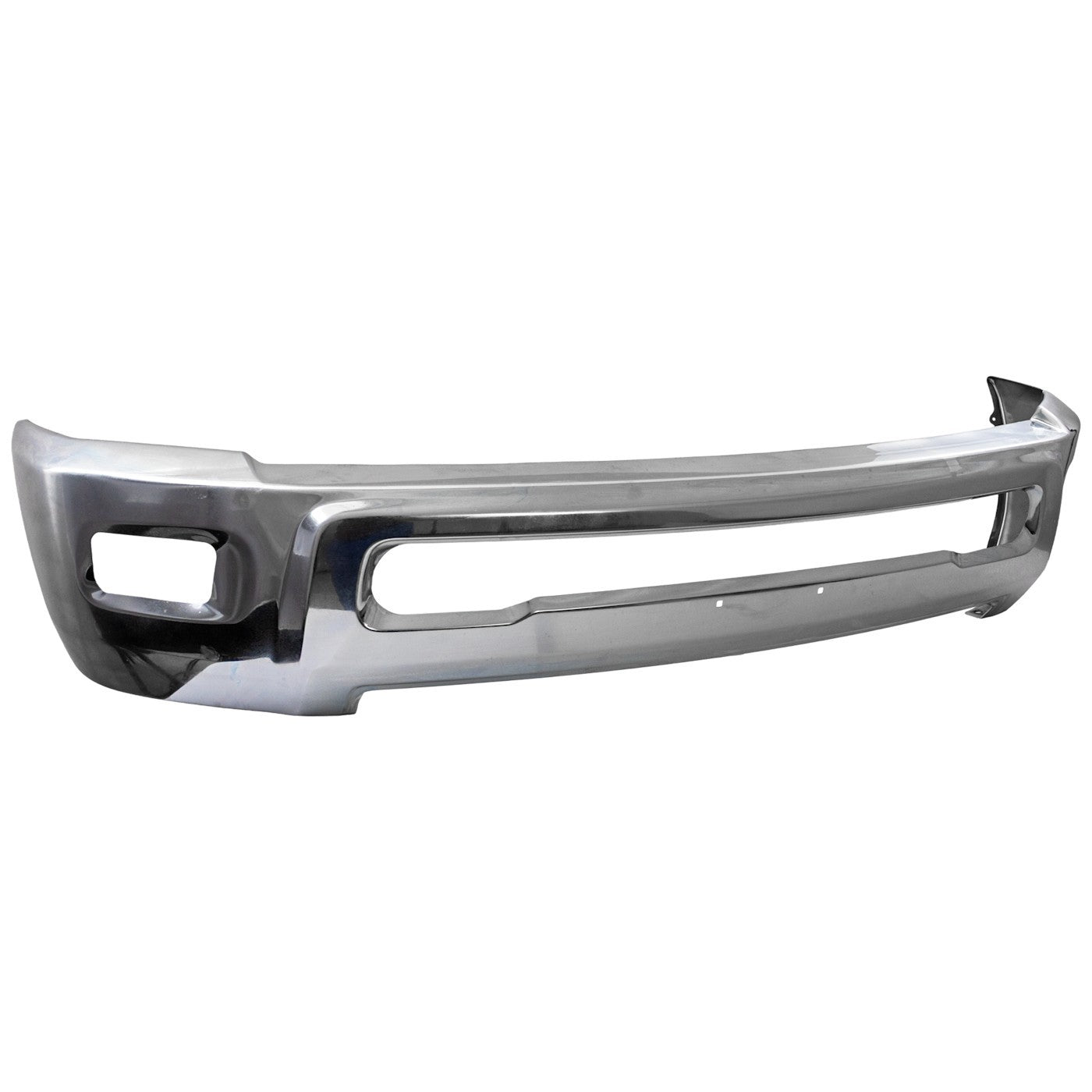 1-Piece Front Bumper For Ram 2500 11-18 w/ Fog Lamps Chrome Replaces# 68045698AB