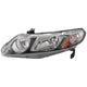 Driver Side Headlight For Honda Civic 2009-2011 Sedan Halogen