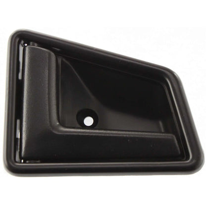 Interior Door Handle For 91-98 Suzuki Sidekick Set of 2 Front Black Plastic